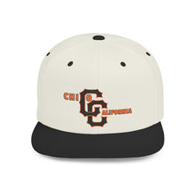 Load image into Gallery viewer, Retro 'Chico California' Embroidered Logo - Flat Bill Snapback Hat