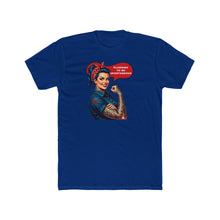 Load image into Gallery viewer, “Feminine & Powerful” Retro Rosie the Riveter Graphic T-Shirt