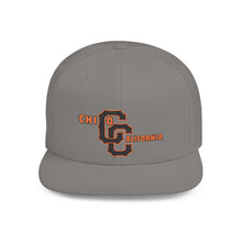 Load image into Gallery viewer, Retro 'Chico California' Embroidered Logo  - Flat Bill Snapback Hat
