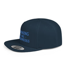Load image into Gallery viewer, Spontaneous Planning Flat Bill Snapback Hat - Cool Cap for Casual Wear, Fun Gift for Friends, Ideal for Outdoor Festivals, Beach Days, [...]
