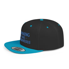 Load image into Gallery viewer, Spontaneous Planning Flat Bill Snapback Hat - Cool Cap for Casual Wear, Fun Gift for Friends, Ideal for Outdoor Festivals, Beach Days, [...]
