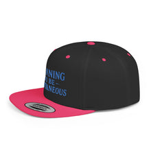 Load image into Gallery viewer, Spontaneous Planning Flat Bill Snapback Hat - Cool Cap for Casual Wear, Fun Gift for Friends, Ideal for Outdoor Festivals, Beach Days, [...]
