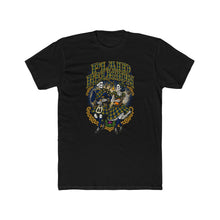 Load image into Gallery viewer, Skeleton Highlanders Tee - Plaid Bagpipes Scottish Skull Graphic Shirt
