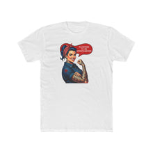 Load image into Gallery viewer, “Feminine &amp; Powerful” Retro Rosie the Riveter Graphic T-Shirt
